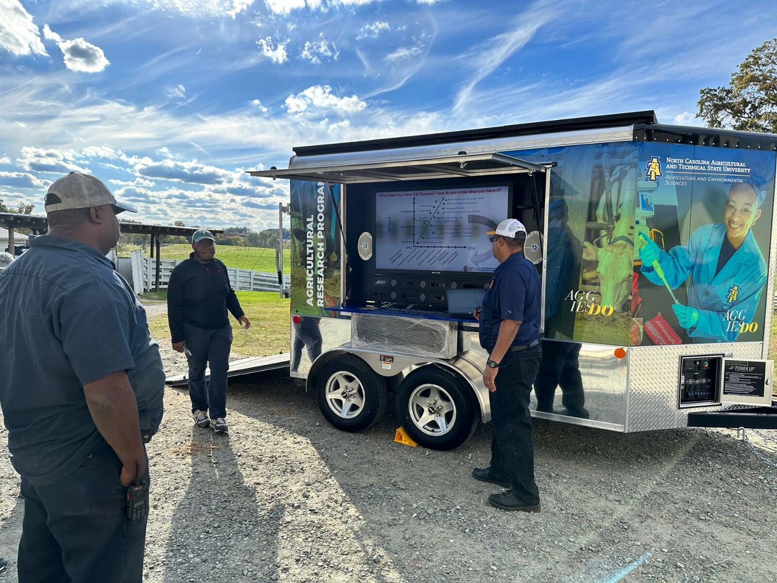 SOLAR-POWERED CHARGING TRAILER BRINGS TECH TO THE FIELD